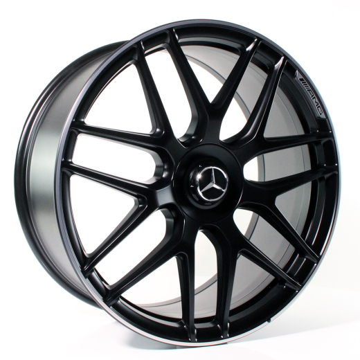 63 AMG llantas de 22 pulgadas GLE C167 radios cruzados forjadas negro | A1674014400/4500-7X71-C