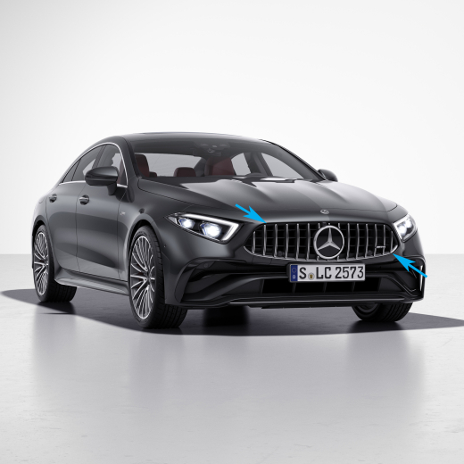 Grille de calandre spécifique AMG Panamericana CLS C257 Original | AMG-FL-Grill-257