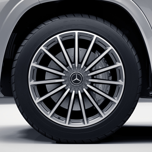 AMG 63 22 pollici GLS X167 cerchi multirazze grigio titanio | A1674018300/8400-7X21
