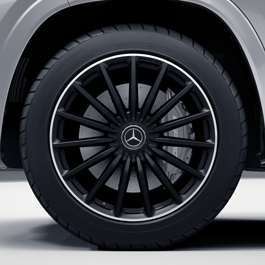 AMG 63 22 pollici GLS X167 cerchi multirazze nero | A1674018300/8400-7X71