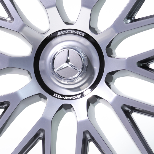 AMG 23 pulgadas GLS X167 llantas forjadas radios cruzados gris titanio | A1674018500/8600-7X21