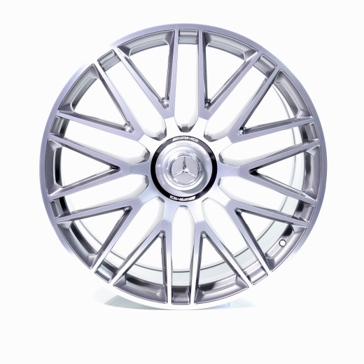 AMG 23 pulgadas GLS X167 llantas forjadas radios cruzados gris titanio | A1674018500/8600-7X21