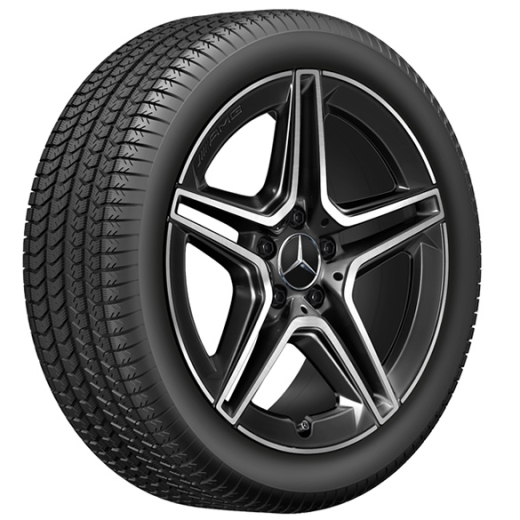 Cerchi invernali A 35 AMG 18 pollici nero Classe A 177 Original Mercedes-Benz | Q440141512260/70