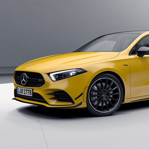 Twin-Blade grille auto zwart AMG A 35 A-Klasse 177 | W177-twin-black