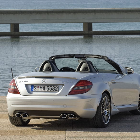 AMG Sportauspuff Abgasanlage Auspuff 4 flutig SLK 280 350 R171