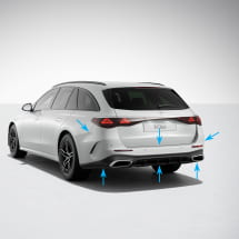 AMG achterbumper ombouw E-Klasse S214 T-model Origineel Merc | 214-AMG-K