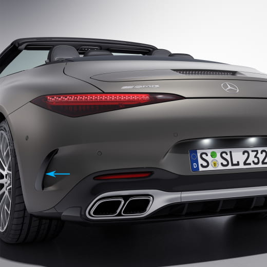 AMG Aerodynamica Flics zwart SL R232 Origineel Mercedes-Benz | R232-Aero-Flaps