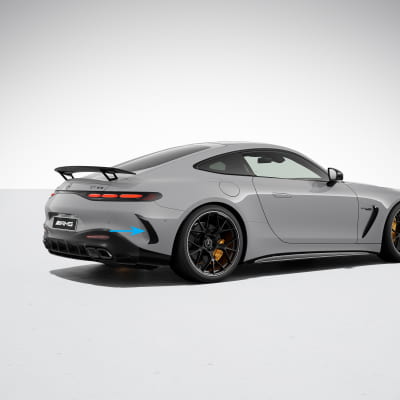 AMG Aerodynamics Flics side spoiler rear bumper AMG GT C192 Genuine ...