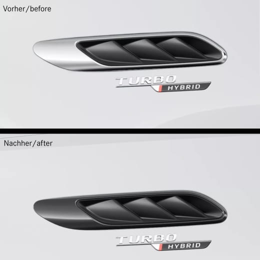 Air intakes dark chrome E-Class T-Model S214 Genuine Mercedes-AMG | Lufteinlässe-S214