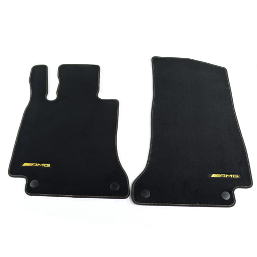 Alfombrillas de velour AMG Final Edition Clase C C205 negras Original Mercedes-AMG | A2056807911 1C88