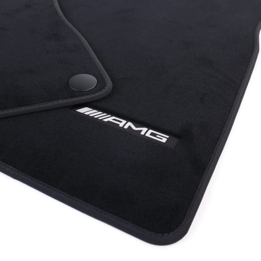 Alfombrillas AMG de velour GLB X247 negro 4 piezas original Mercedes-Benz | A2476800102 9J74