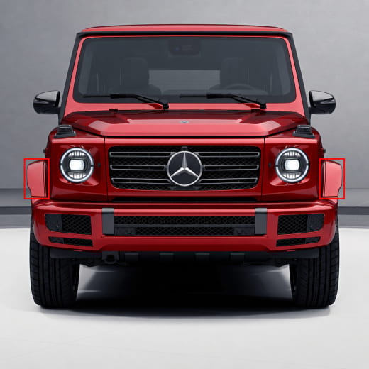 Ensanches de paso de rueda AMG G-Class 463A Original Mercedes-Benz | G63-AMG-rvvh-463A