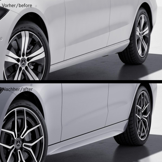 Habillage de bas de caisse AMG C-Klasse Limousine W206 | AMG-Seitenschweller-W206