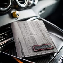 AMG BurnOut Geldbörse Men Wallet Destroy vs. Beauty grau  | BurnOut-Cash-grau