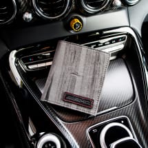 AMG BurnOut Geldbörse Men Wallet Destroy vs. Beauty grau  | BurnOut-Cash-grau