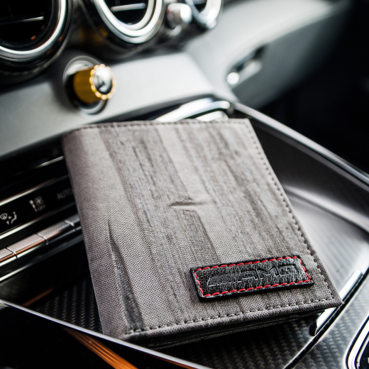 AMG BurnOut portafoglio Men Wallet Destroy vs. Beauty grigio | BurnOut-Cash-grau