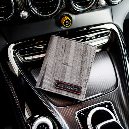 Cartera AMG BurnOut Men Wallet Destroy vs. Beauty gris | BurnOut-Cash-grau
