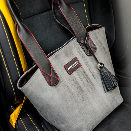 Borsa AMG BurnOut Chicago Destroy vs. Beauty grigio | BurnOut-Chicago-grau