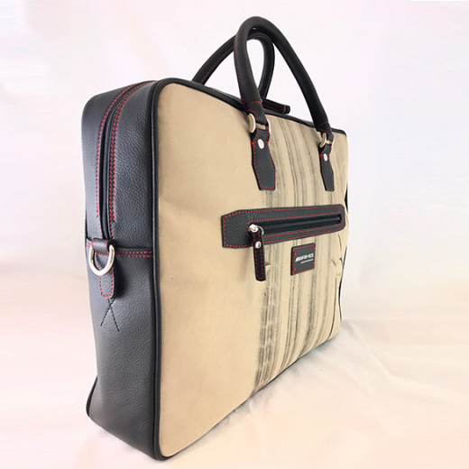 AMG BurnOut Laptop Tasche Destroy vs. Beauty beige | BurnOut-Laptop-beige