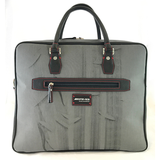 AMG BurnOut Laptop Bag Destroy vs. Beauty grigio | BurnOut-Laptop-grau