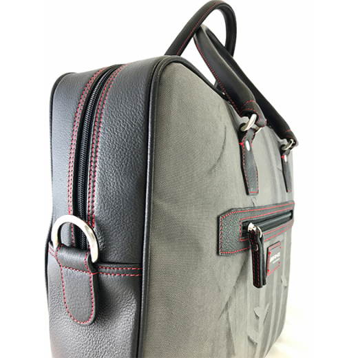 Sac ordinateur portable AMG BurnOut Destroy vs. Beauty gris | BurnOut-Laptop-grau