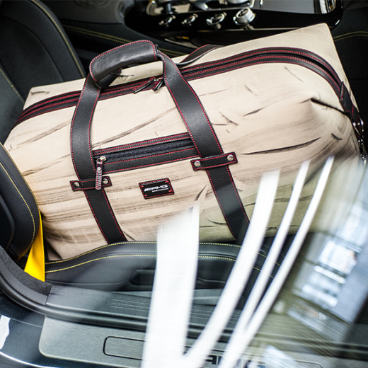 AMG BurnOut Weekender Tasche Destroy vs. Beauty beige | BurnOut-Weekender-beige