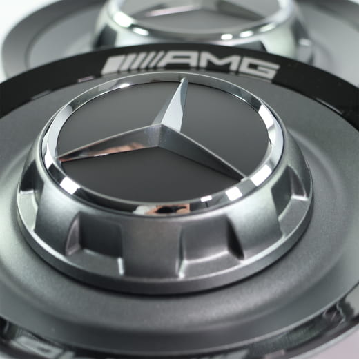 Cache moyeu AMG pour jantes forgées cache moyeu Himalaya gris original Mercedes-AMG | A0004005800 7258-B