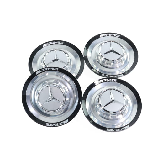 Cache moyeu AMG pour jantes forgées, cache moyeu chromé | A0004006400 7756