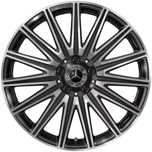 AMG car rims 21 inch GLC EQ X540 black Genuine Mercedes-Benz | A5404011900/2000 7Y75-X540