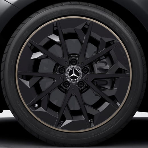 Cerchi AMG CLA X178 Shooting Brake 19 pollici nero opaco oro Original Mercedes-Benz | A1744011400 9Z46-X178