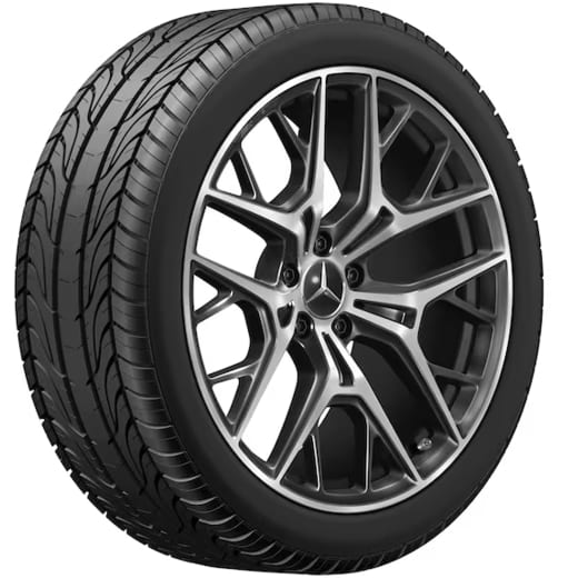 Cerchi AMG Classe S berlina W223 20 pollici nero lucido tornito originali Mercedes-AMG | A2144015500/2234018400 7Y75