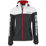 Chaqueta softshell AMG para mujer negro/blanco colección original Mercedes-AMG