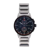 Chronographe automatique AMG en acier inoxydable et titane pour homme