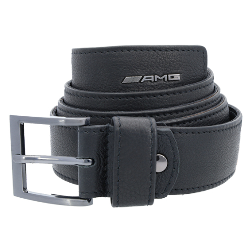 Cinturón AMG negro 100% piel de vacuno Original Mercedes-AMG | B66958988