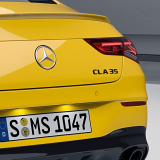 Scritta AMG CLA 35 nera CLA 118 Original Mercedes Benz