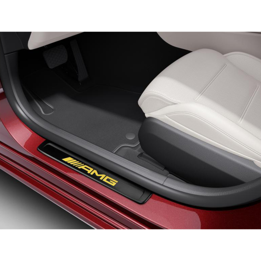 Soglie d'ingresso AMG illuminate nero/giallo  | A2066805005