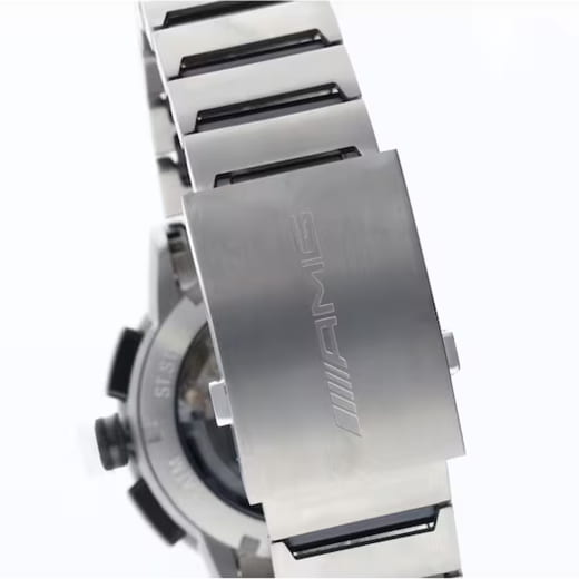 Cronografo automatico AMG in acciaio inossidabile e titanio, uomo | B66959856