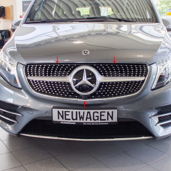 AMG Diamant radiatorgrille V-Klasse W447 Original Mercedes-B | 447-Diamond-grill