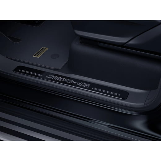 AMG door sill panels G-Class W465 illuminated black Original Mercedes-AMG | AMG-Einstiegsleisten-schwarz-W465-K