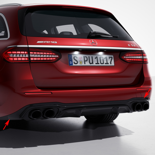 Facelift diffuso AMG E 53 scarico E-Klasse S213 originale | S213-53-AMG-Diffusor-FL