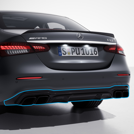 Facelift AMG E 63 diffuser uitlaat E-Klasse W213 origineel | W213-63-AMG-Diffusor-FL