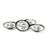 Kit de cache moyeu AMG Edition pour jantes forgées gris titane mat Original Mercedes-Benz