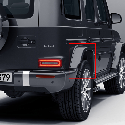 Extensions d’ailes AMG G 63 AMG Original Mercedes-Benz 463A essieu arrière | G63-AMG-rvha-463A