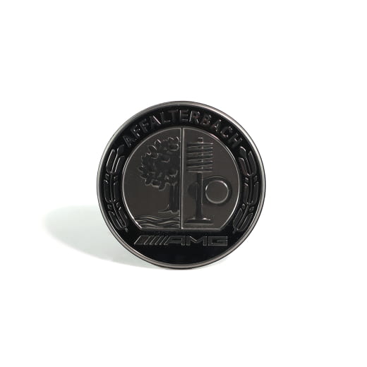 AMG Emblem dunkelchrom Affalterbach Motorhaube Original Mercedes-AMG | A0008177109