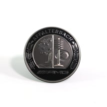 AMG Emblem dunkelchrom Affalterbach Motorhaube Original Mercedes-AMG | Affalterbach-Emblem-schwarz