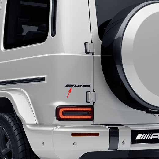 Inscripción AMG negro Clase G 463A brillante Original Mercedes-Benz | A4638175300