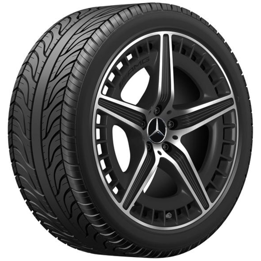 Juego de llantas AMG EQE 43 / 53 20 pulgadas negro mate torneado brillante | A2954012700/2800-7X36