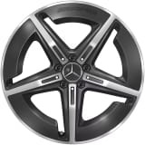 AMG Felgen 20 Zoll GLC EQ X540 schwarz 5-Speichen Original Mercedes-Benz