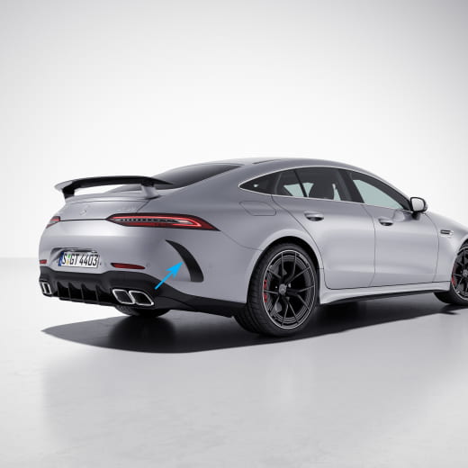 Flics aerodinámicos AMG, spoiler lateral, paragolpes trasero AMG GT X290 Original Mercedes-AMG | A2908852102/2202-B