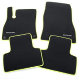 AMG floor mats CLA C178 black edging energygreen 4-piece Genuine Mercedes-Benz